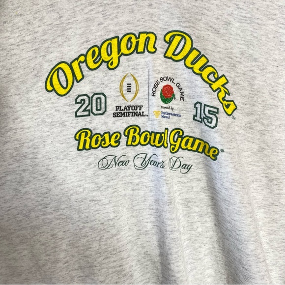 Rose Bowl 2015 Womens Next Level Shirt Hoodie Sz M Oregon Ducks Lightweight - Picture 2 of 9